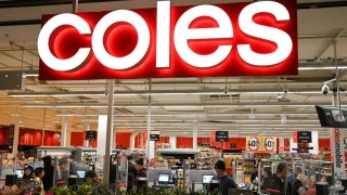Pictured is a Coles supermarket