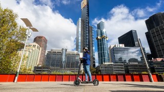 Melbourne e-scooter crash