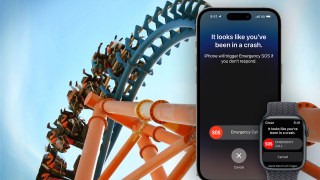 iPhone crash rollercoaster