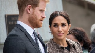 Prince Harry and Meghan Markle pictured in 2018, in New Zealand.