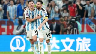 World Cup - Messi and Alvarez