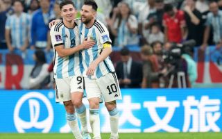 World Cup - Messi and Alvarez