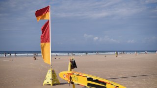 Pictured is a surf lifesaving station at a beach in Australia. There have been four fatal drownings in Australia since Christmas day