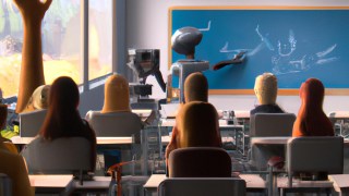 Pictured is an AI generated image