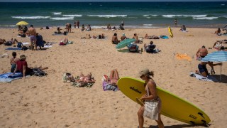 Pictured is Manly Beach