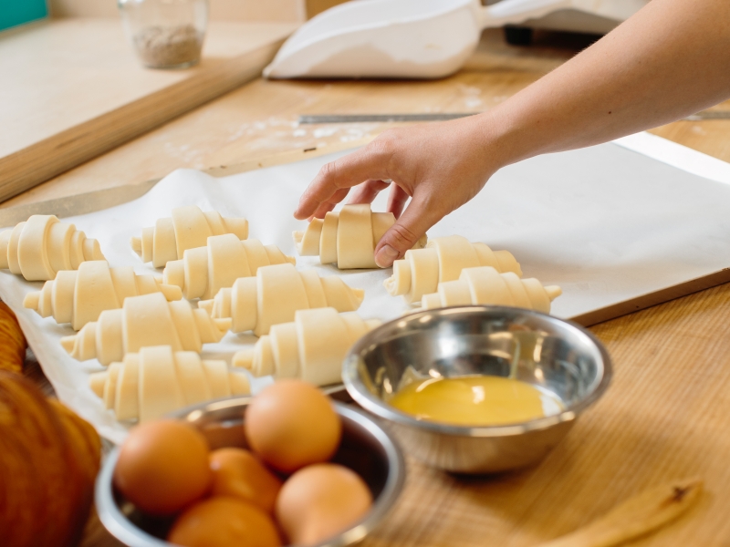 Croissant baking experience