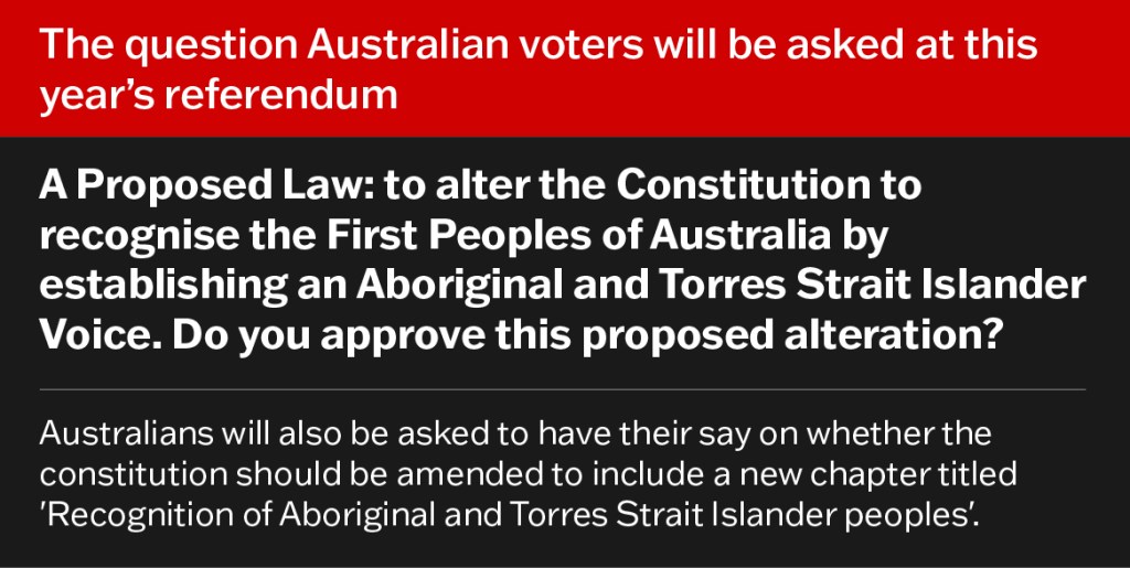 indigenous voice referendum