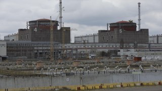 Pictured is the Zaporizhzhia nuclear power plant in southern Ukraine.