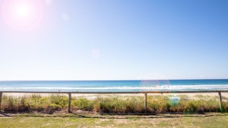 Pictured is the Ocean, off Queensland, to showcase potential El Nino