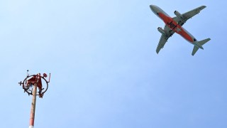 Pictured is a Jetstar plane