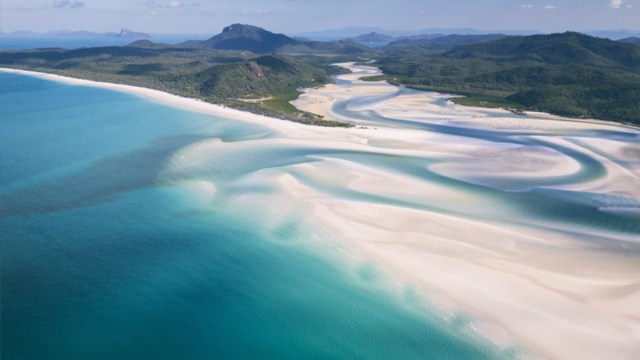 In a state full of great surf and sand, Whitehaven Beach takes the cake. 