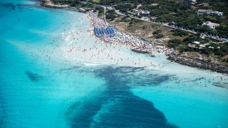 pictured is La Pelosa in Italy