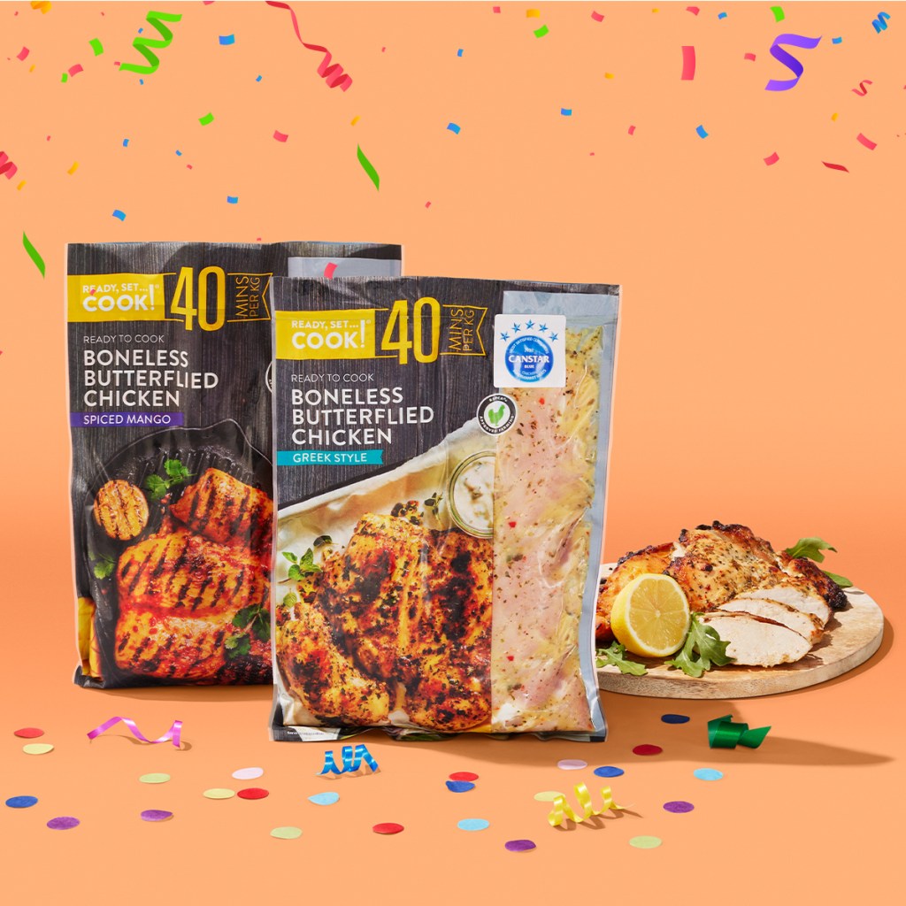 pictured is the Ready Set…Cook! Boneless Butterflied Chicken