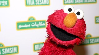 pictured is Elmo from Sesame Street