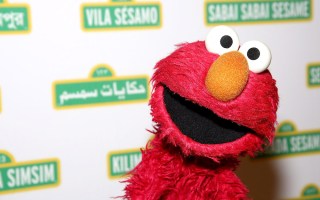 pictured is Elmo from Sesame Street